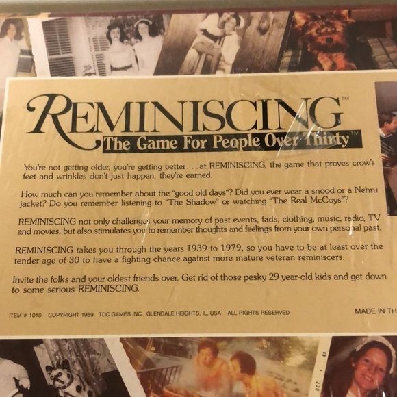 Reminiscing The Game For People Over Thirty Game - Picture 5 of 10